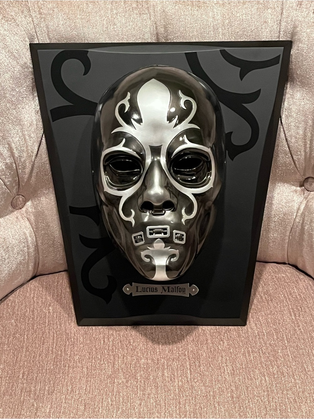 Lucius Malfoy Death Eater Mask & Wall Display Replica | The Noble